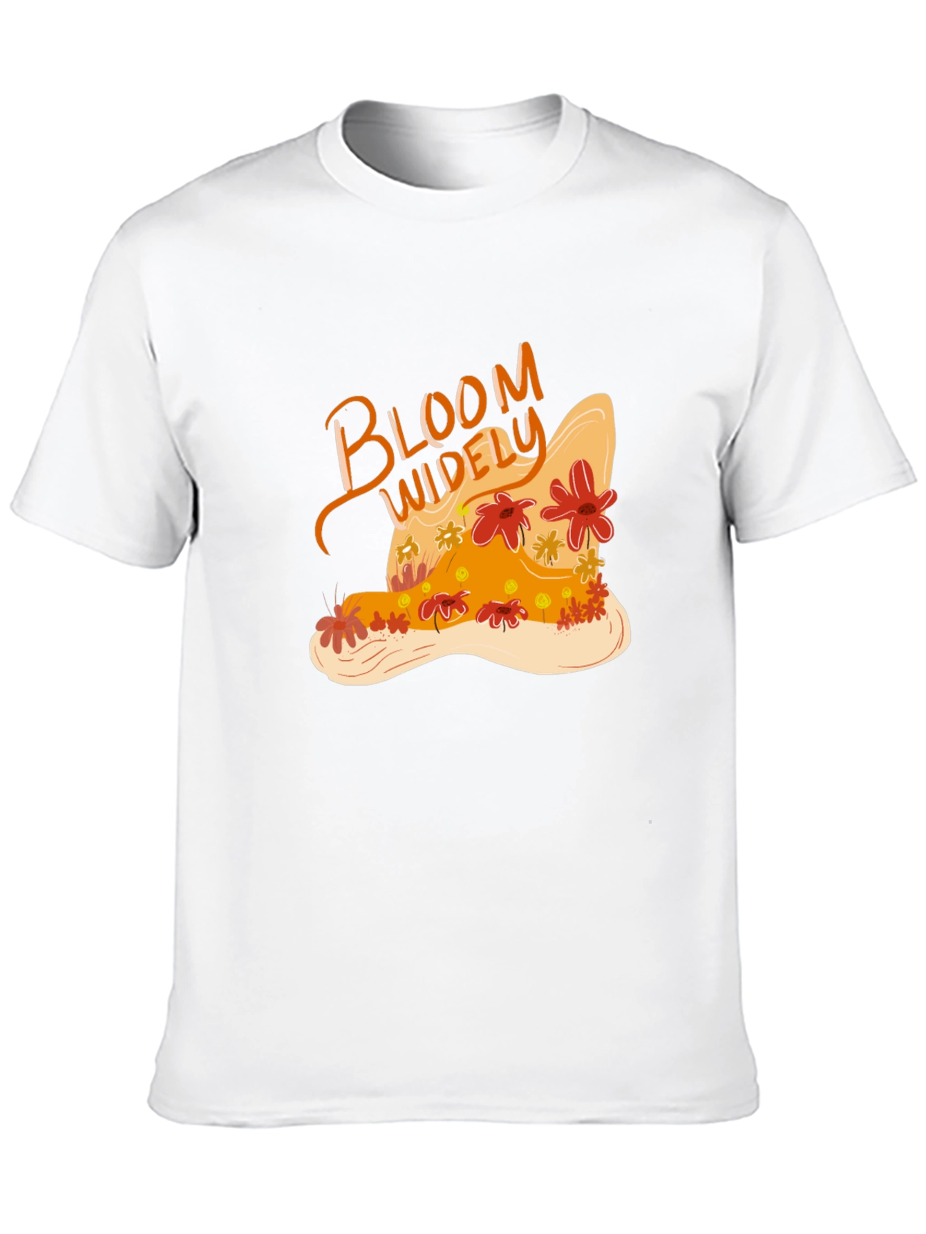 Bloom Widely Graphic Black T-Shirt