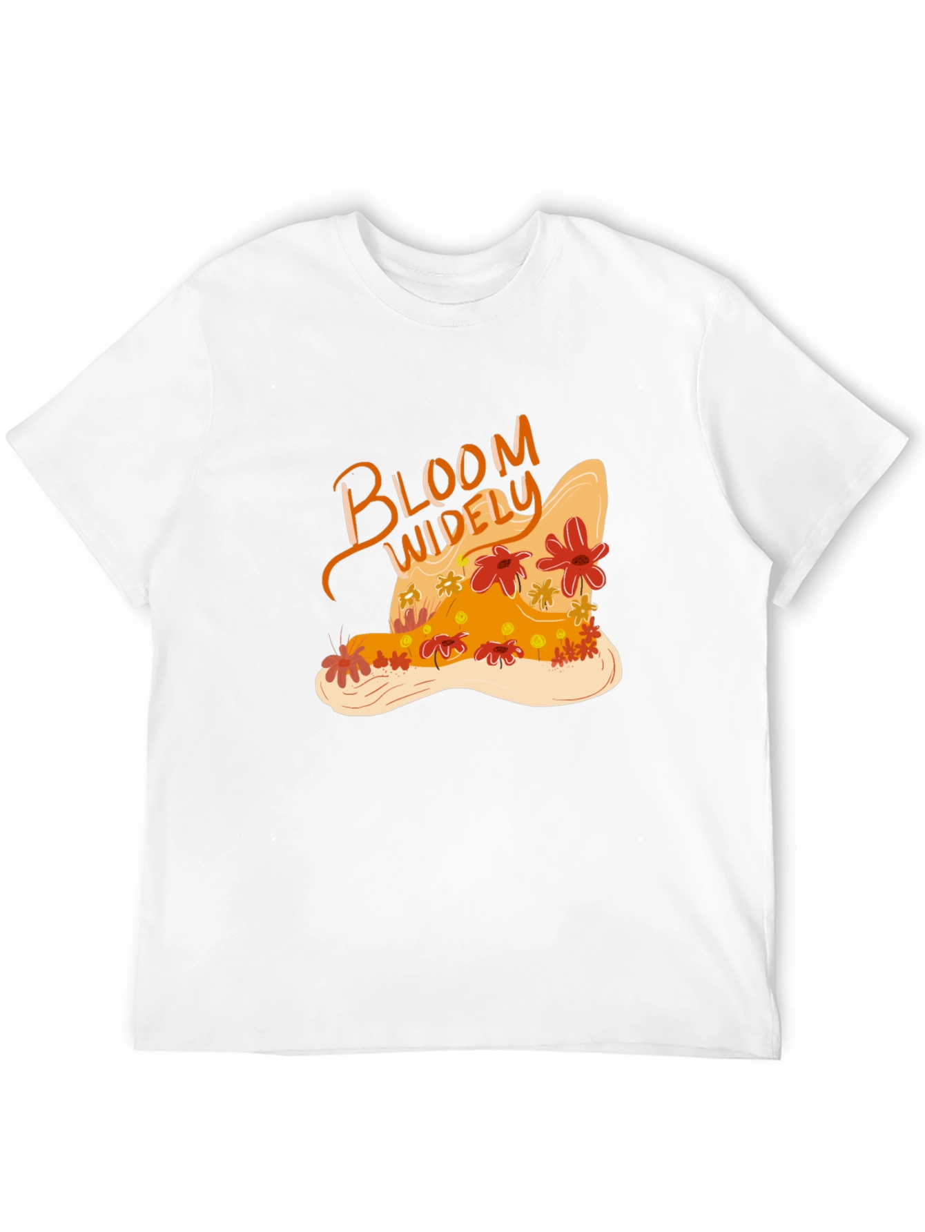 Bloom Widely Graphic Black T-Shirt