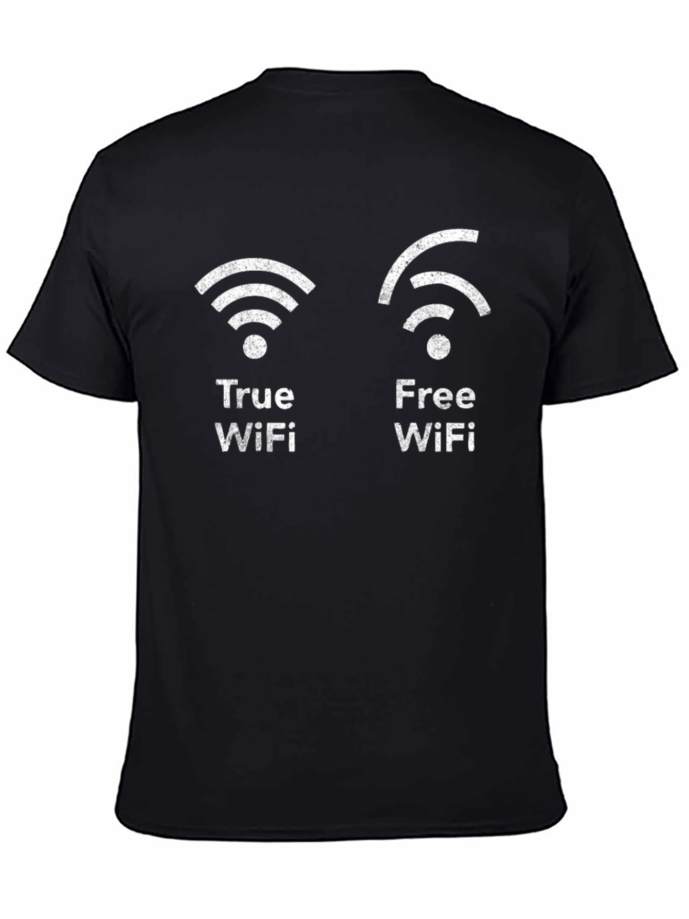 True vs Free WiFi Graphic Tee