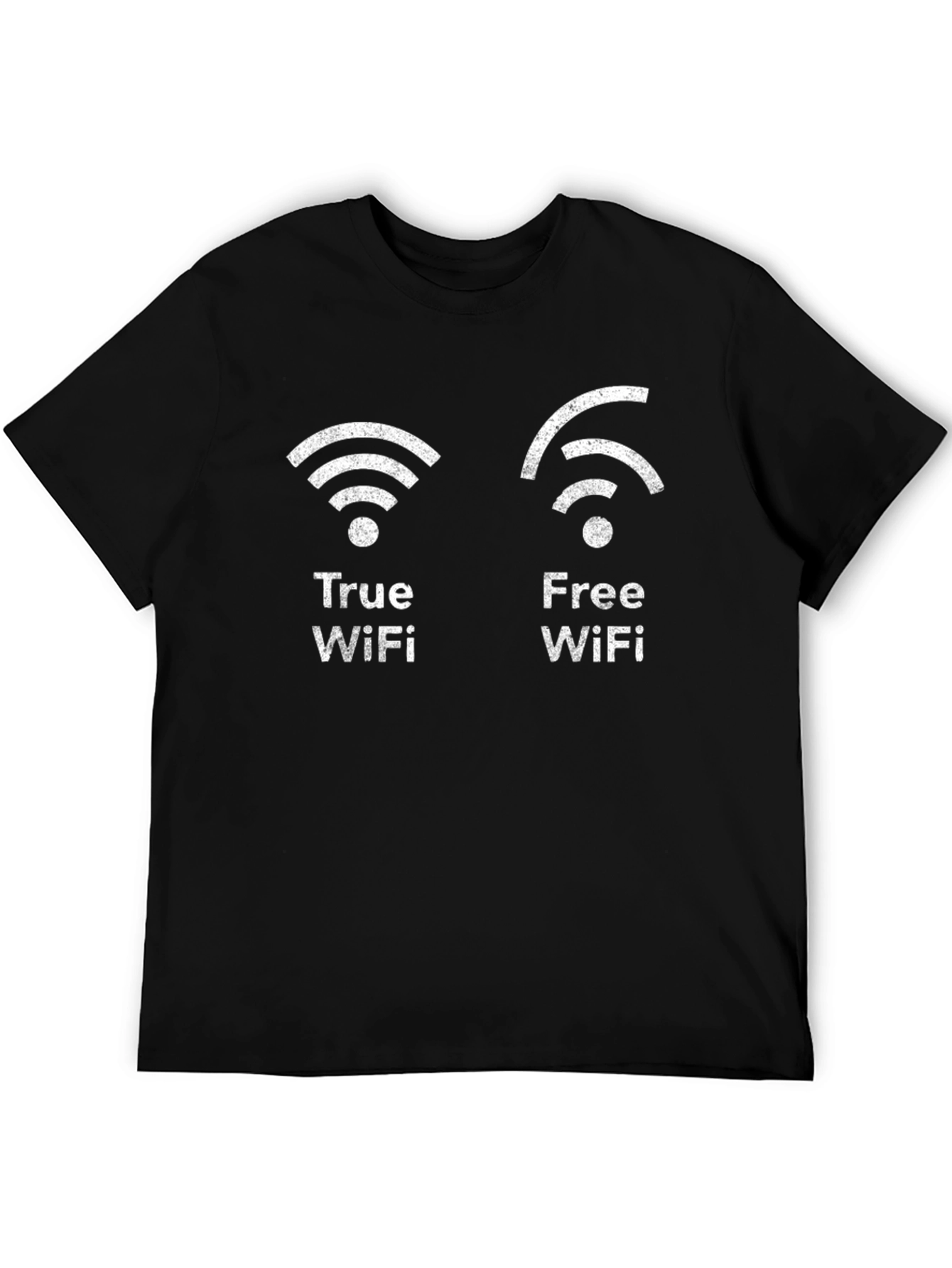 True vs Free WiFi Graphic Tee