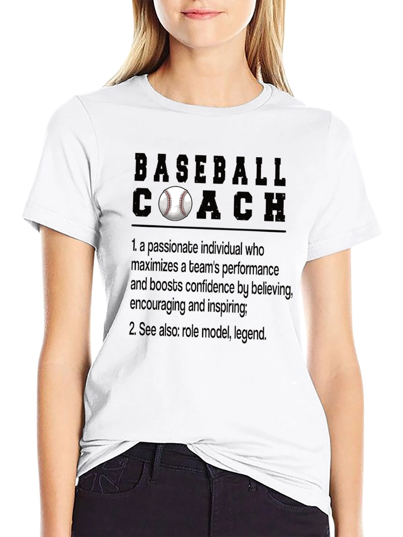 Baseball Coach T-Shirt: Passionate Leader Definition