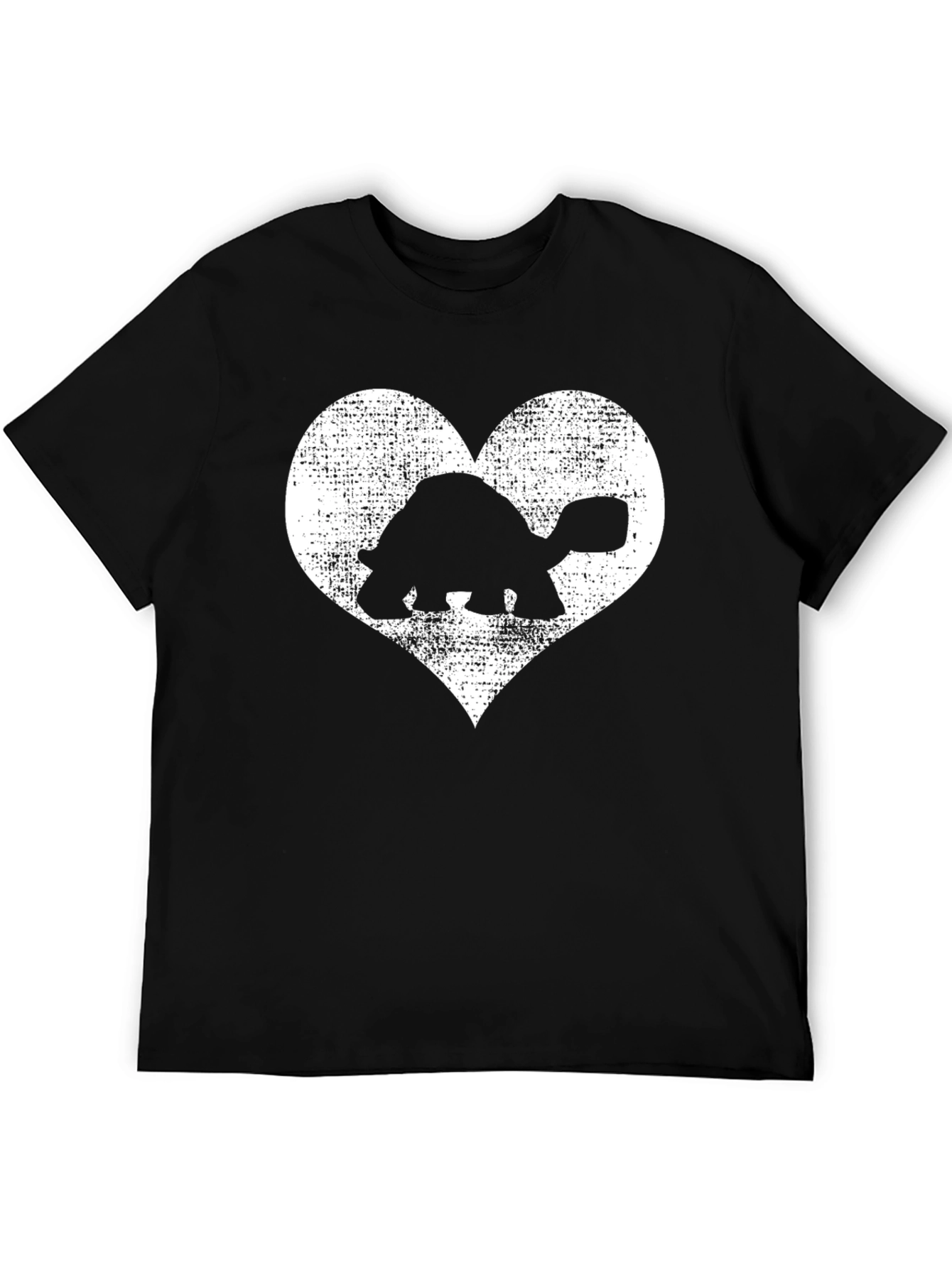 Turtle Heart T-Shirt - Black