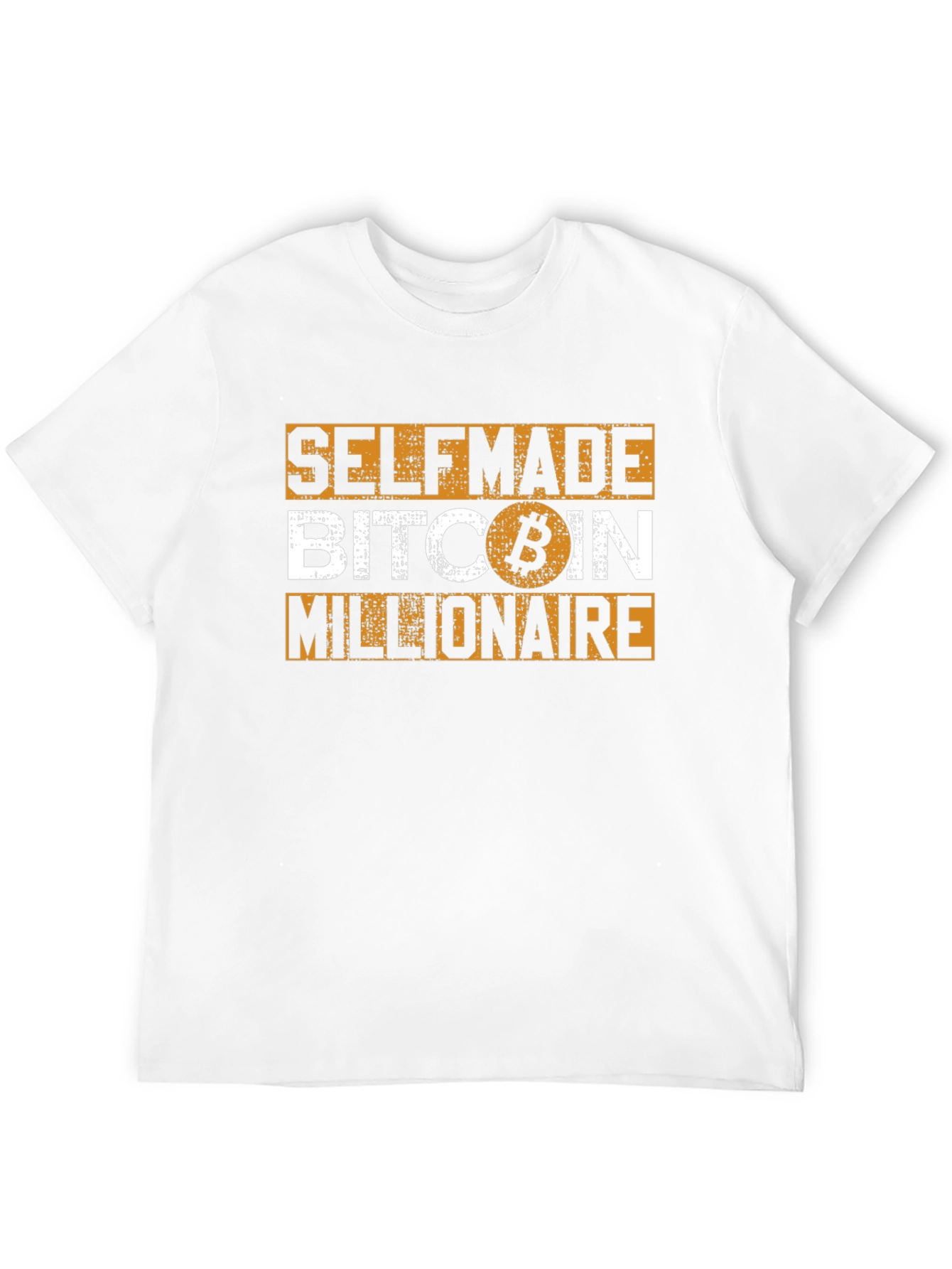 Self Made Bitcoin Millionaire Black Graphic Tee