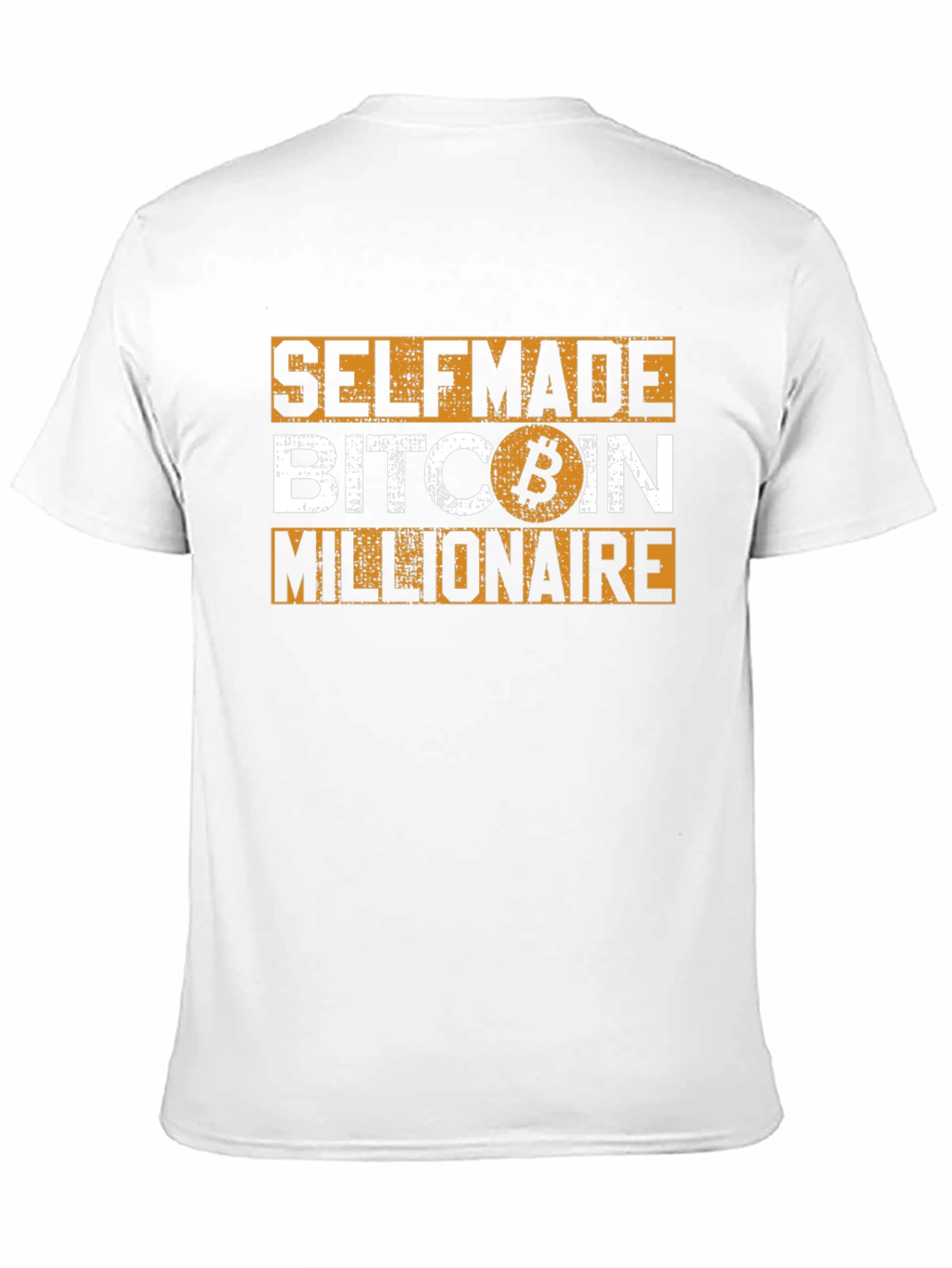Self Made Bitcoin Millionaire Black Graphic Tee