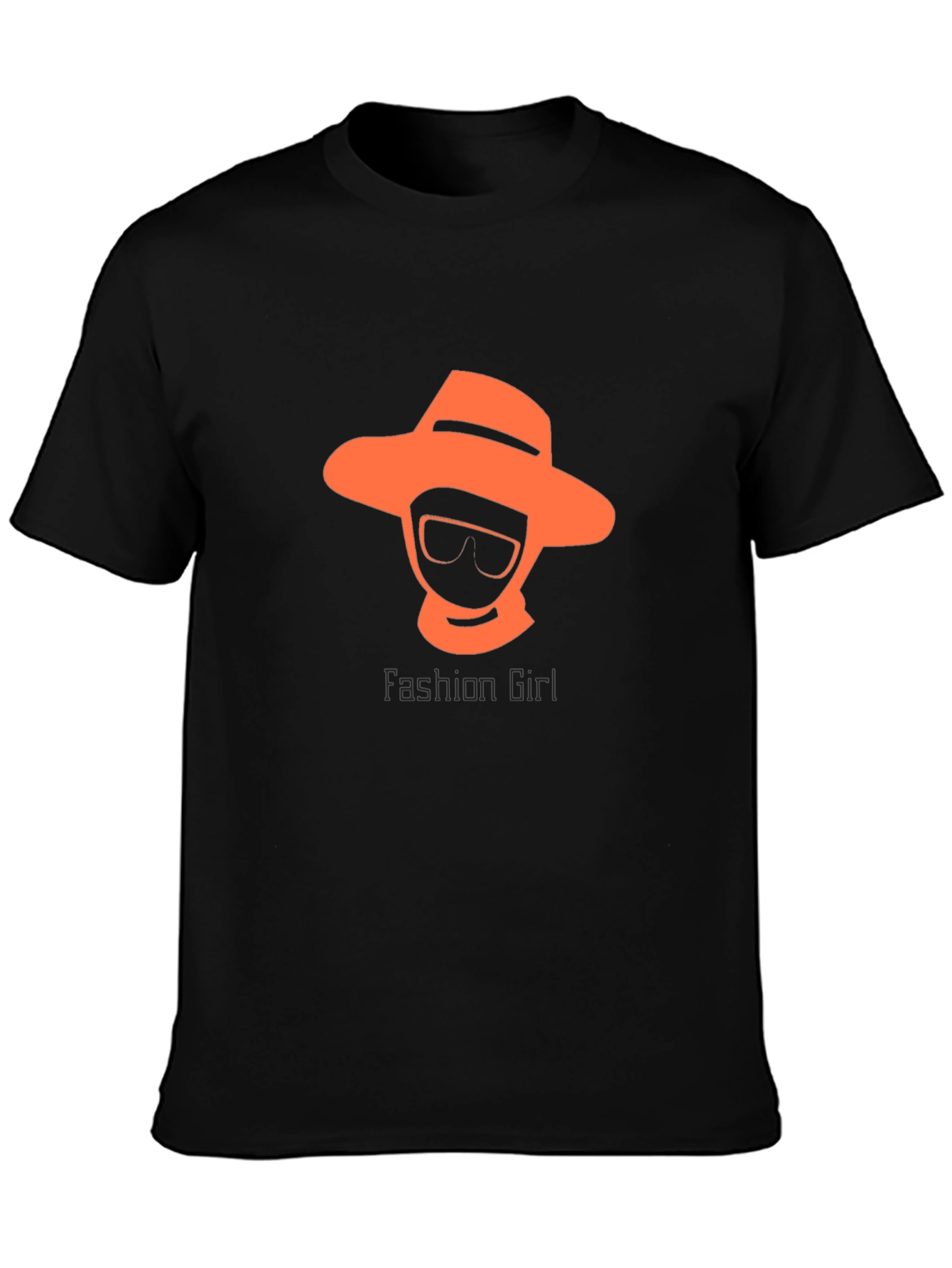 Stylish Fashion Girl Graphic T-Shirt - Casual Comfort