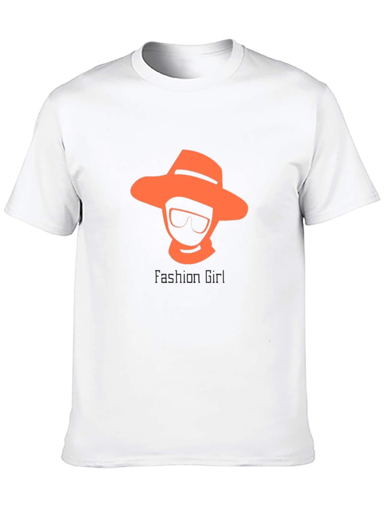 Stylish Fashion Girl Graphic T-Shirt - Casual Comfort