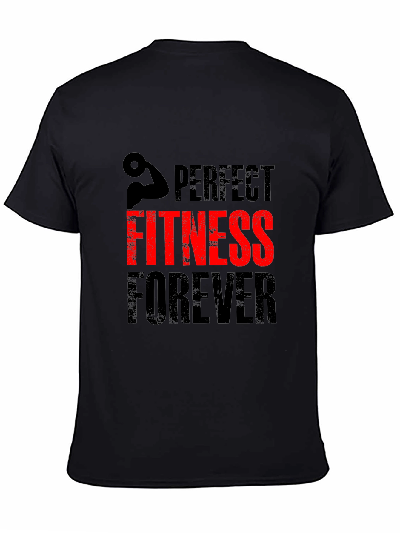 Perfect Fitness Forever Black T-Shirt
