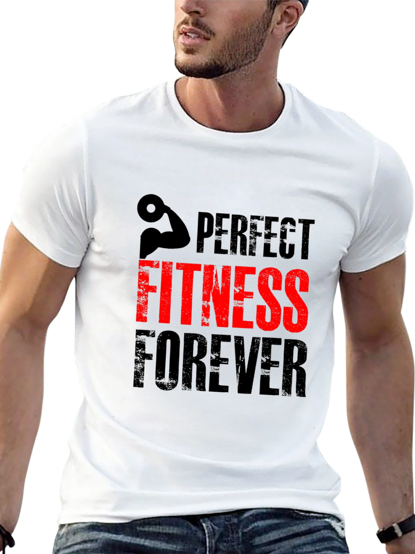 Perfect Fitness Forever Black T-Shirt
