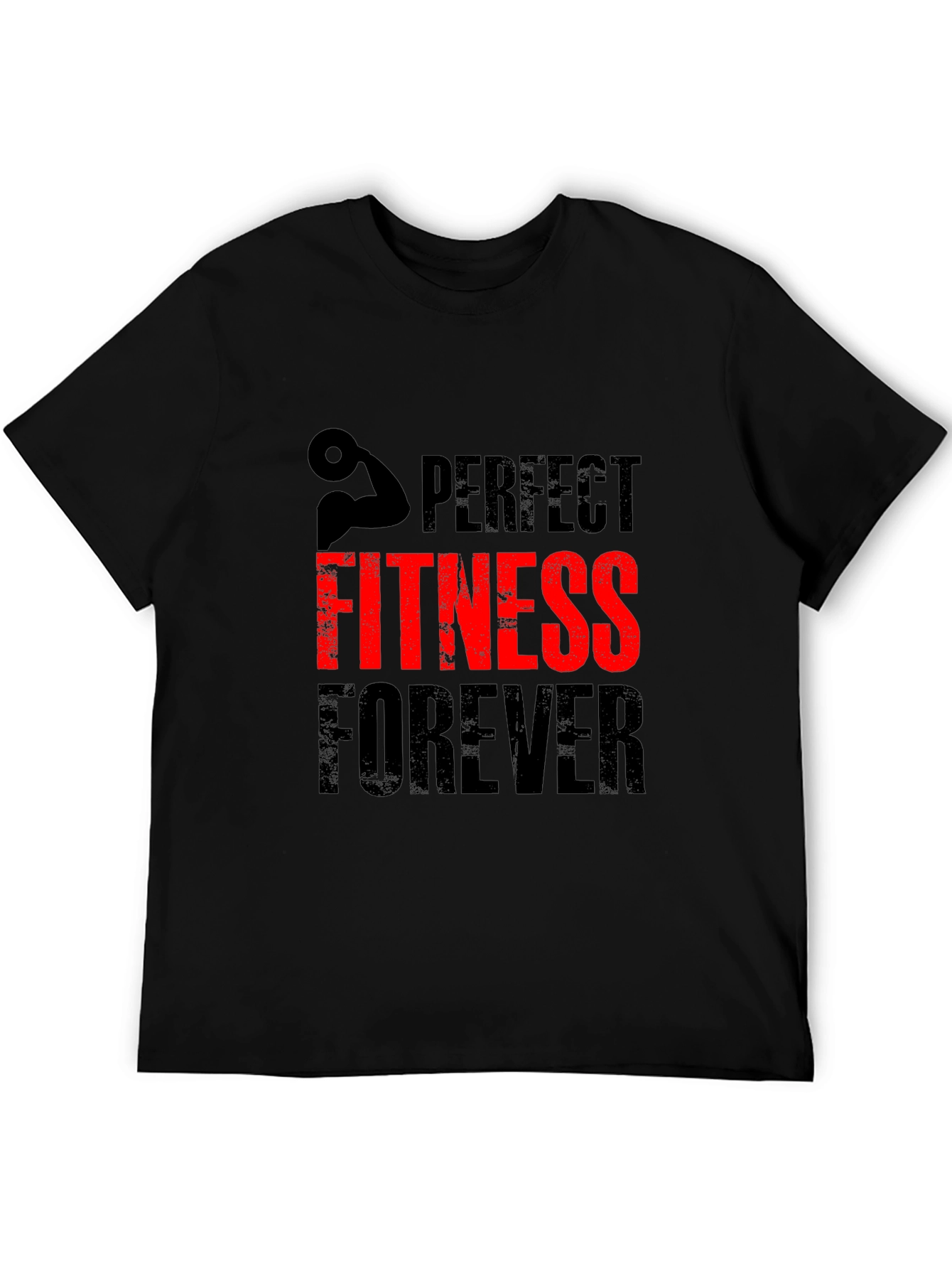 Perfect Fitness Forever Black T-Shirt