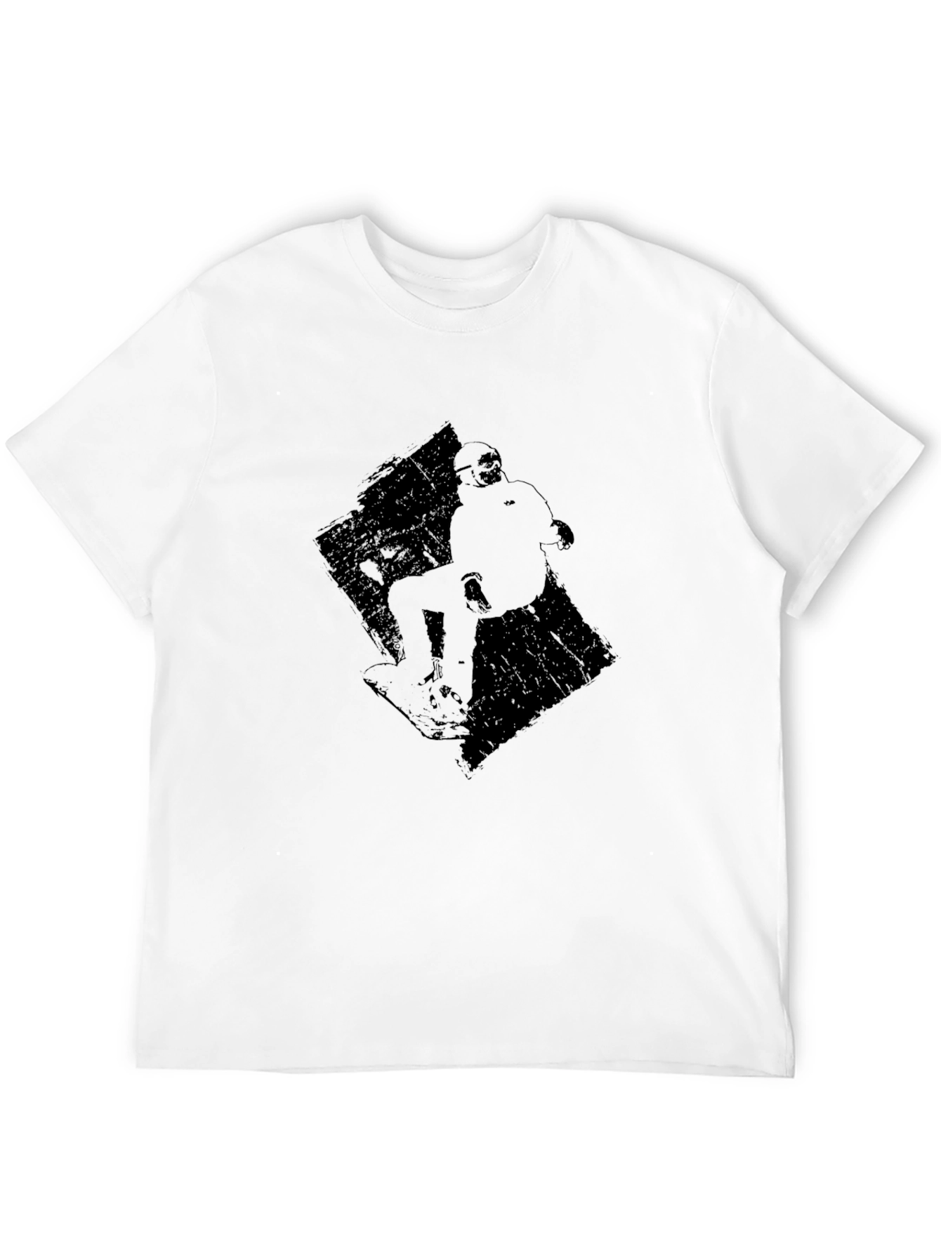 Snowboarder Graphic Black Tee