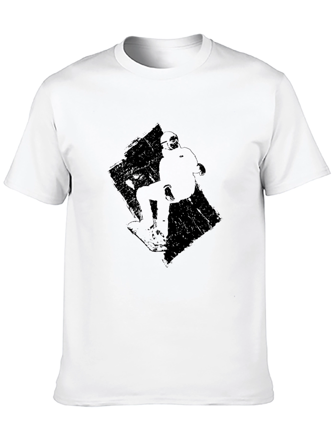 Snowboarder Graphic Black Tee