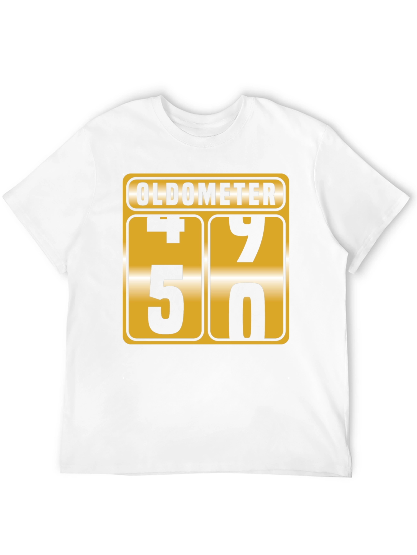 Funny 50th Birthday Oldometer T-Shirt