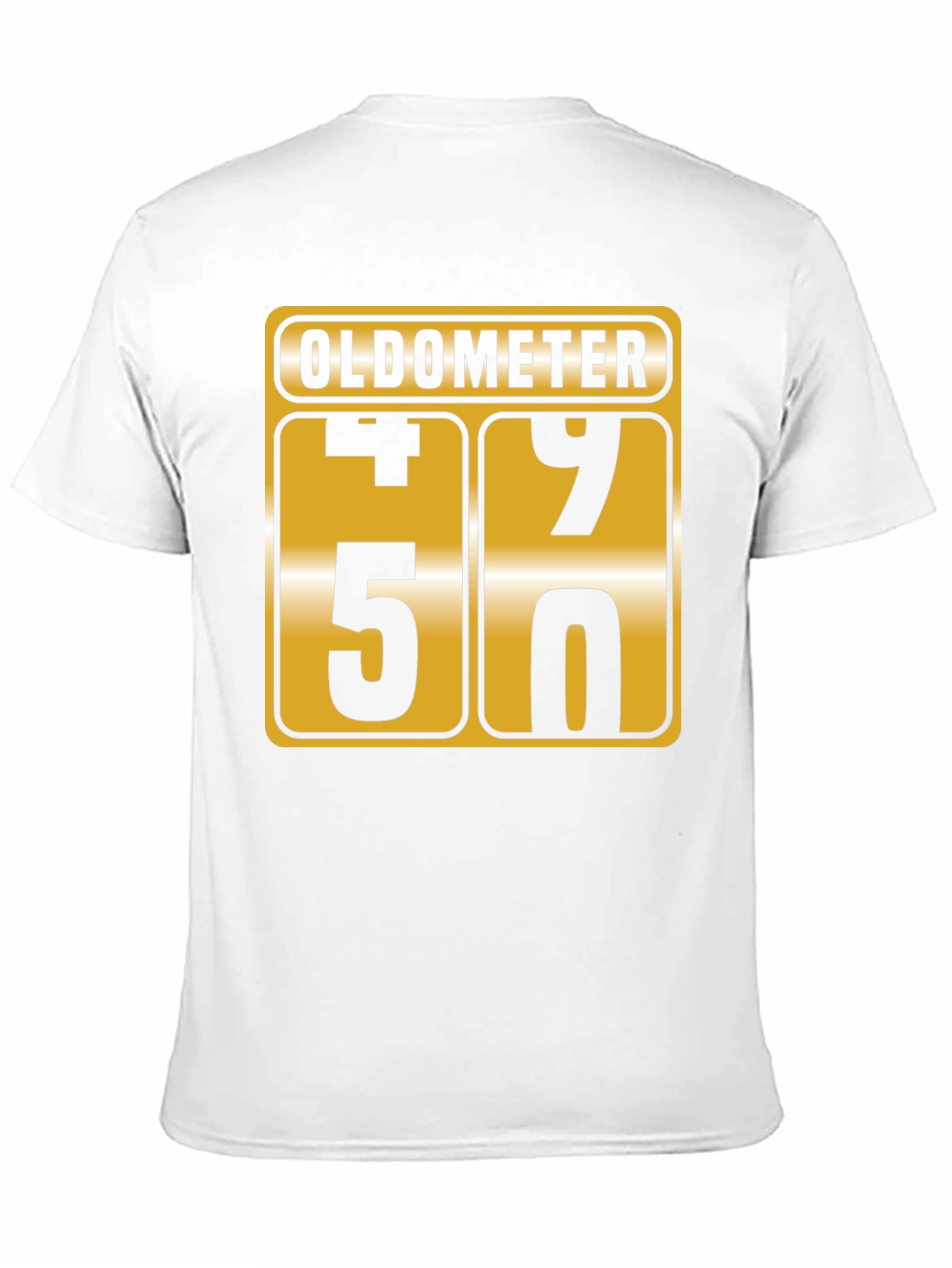 Funny 50th Birthday Oldometer T-Shirt