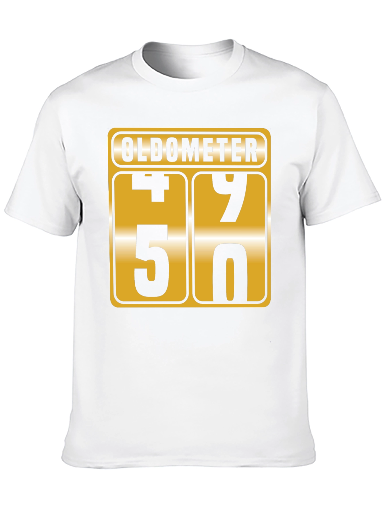 Funny 50th Birthday Oldometer T-Shirt