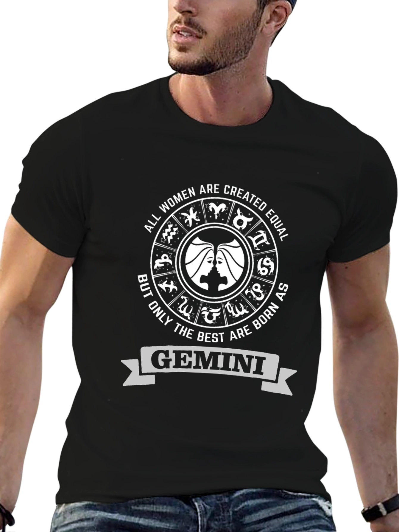 Gemini Zodiac Womens T-Shirt