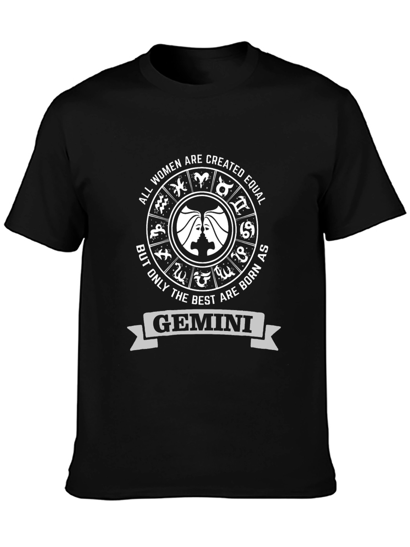 Gemini Zodiac Womens T-Shirt