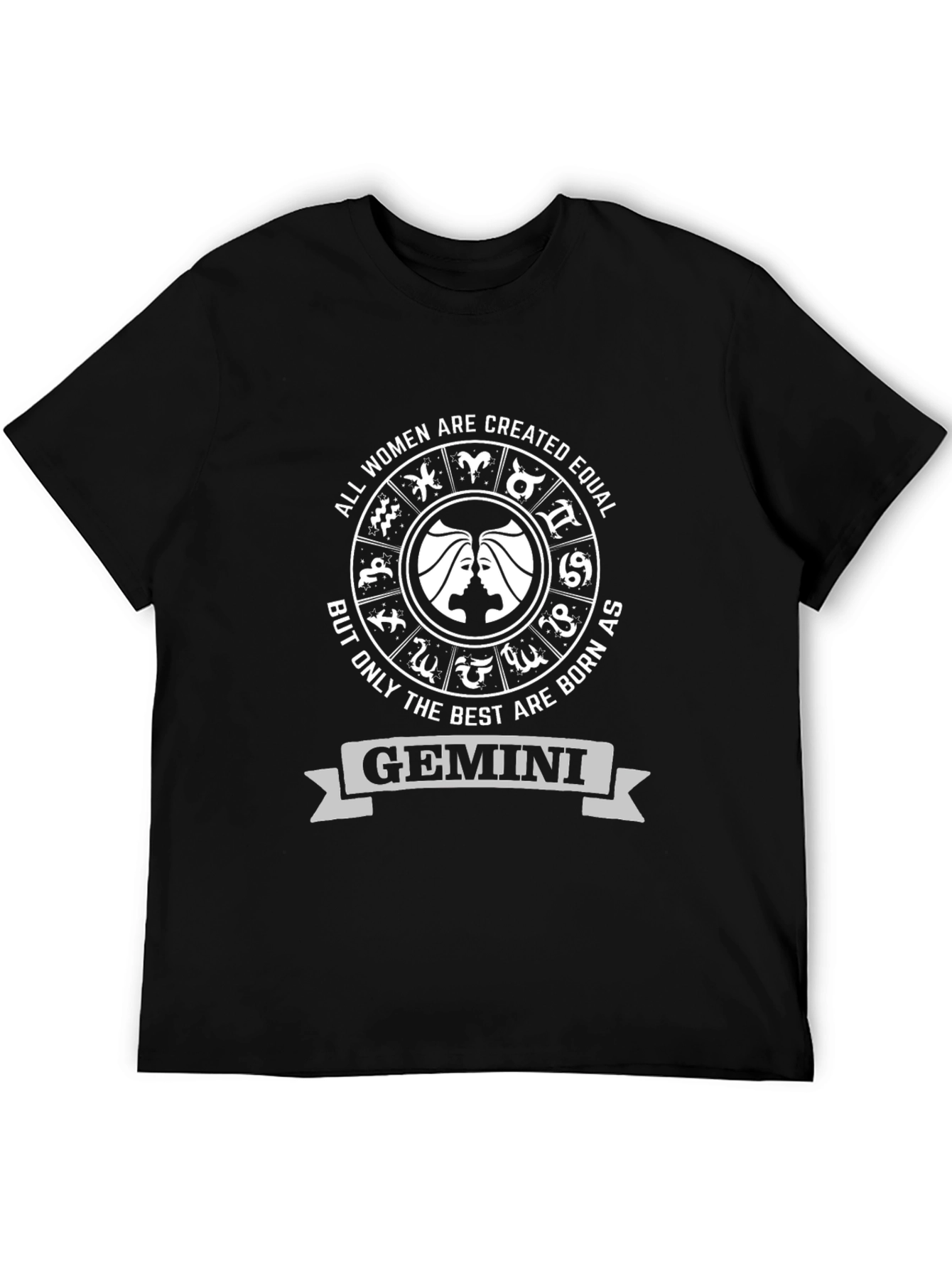 Gemini Zodiac Womens T-Shirt