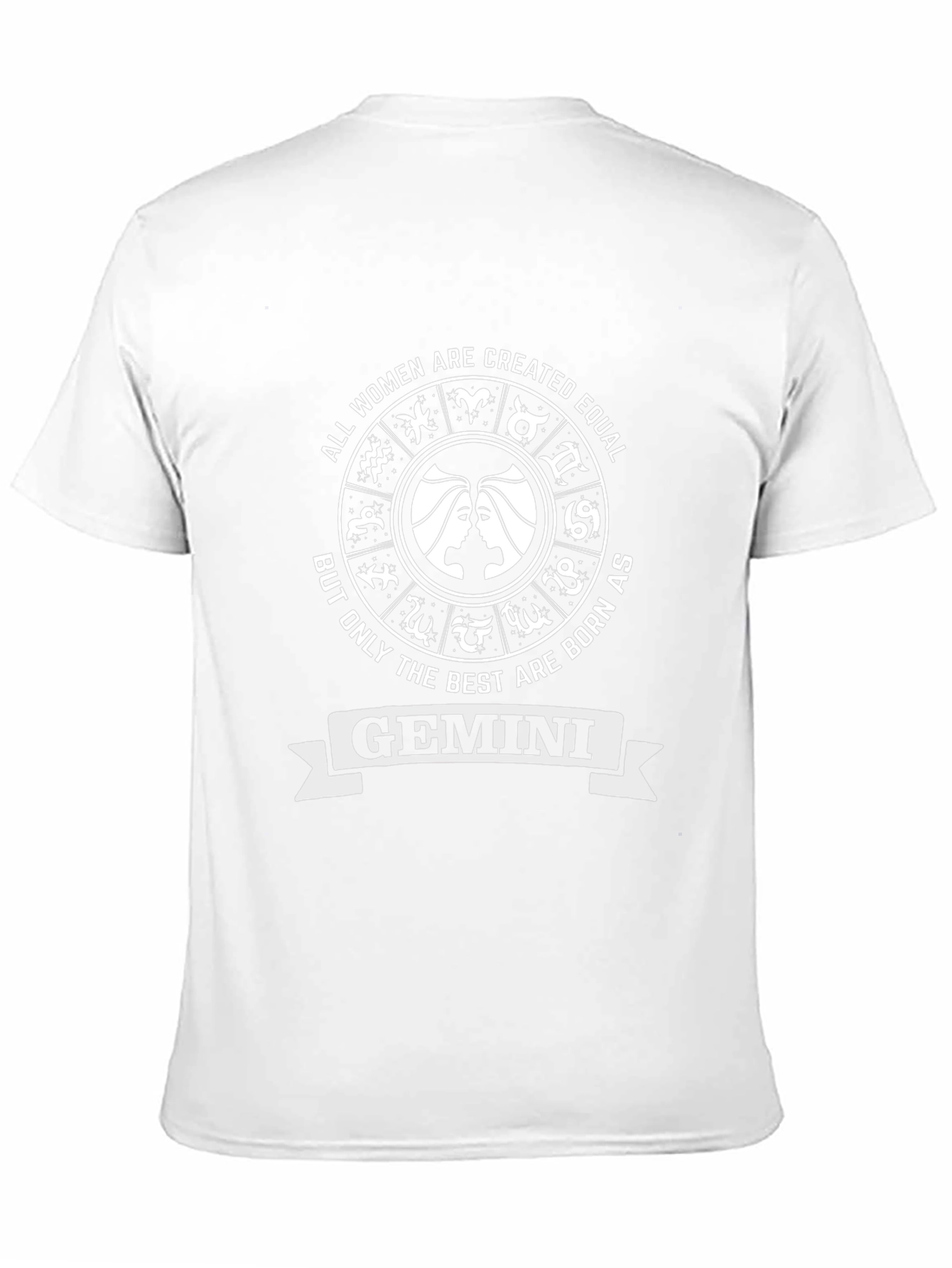 Gemini Zodiac Womens T-Shirt