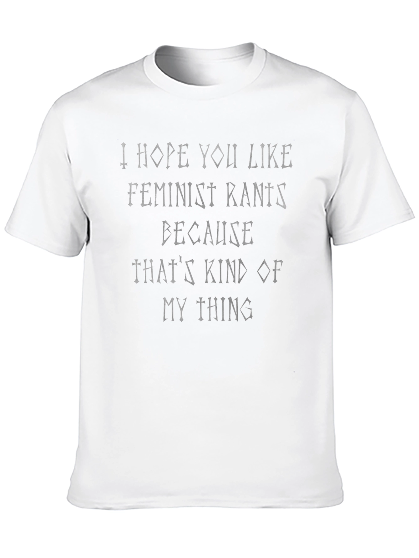 Feminist Rants Graphic Tee - Black