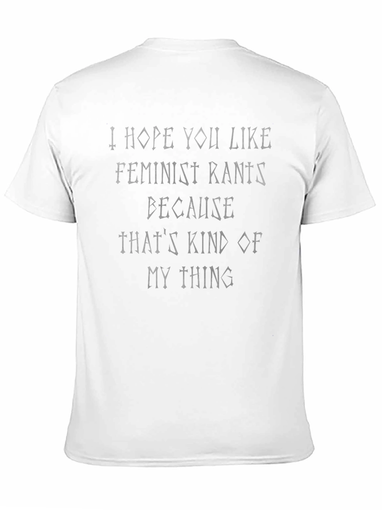 Feminist Rants Graphic Tee - Black