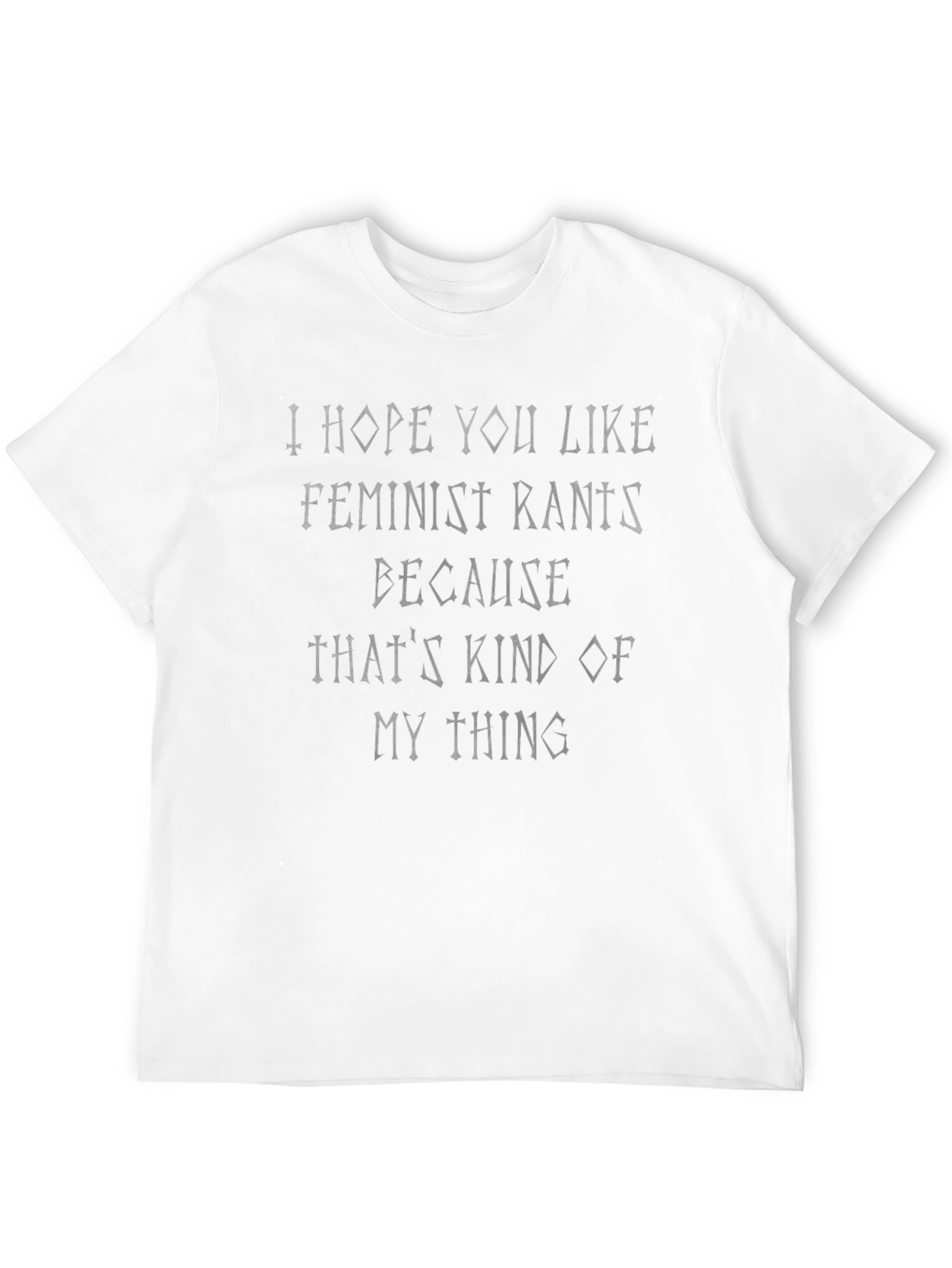 Feminist Rants Graphic Tee - Black