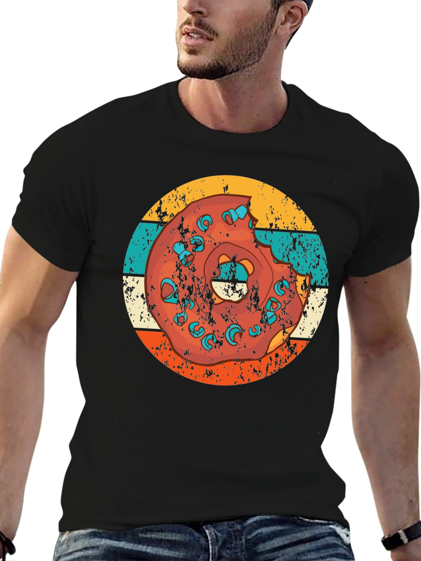 Retro Donut T-Shirt - Bite Me