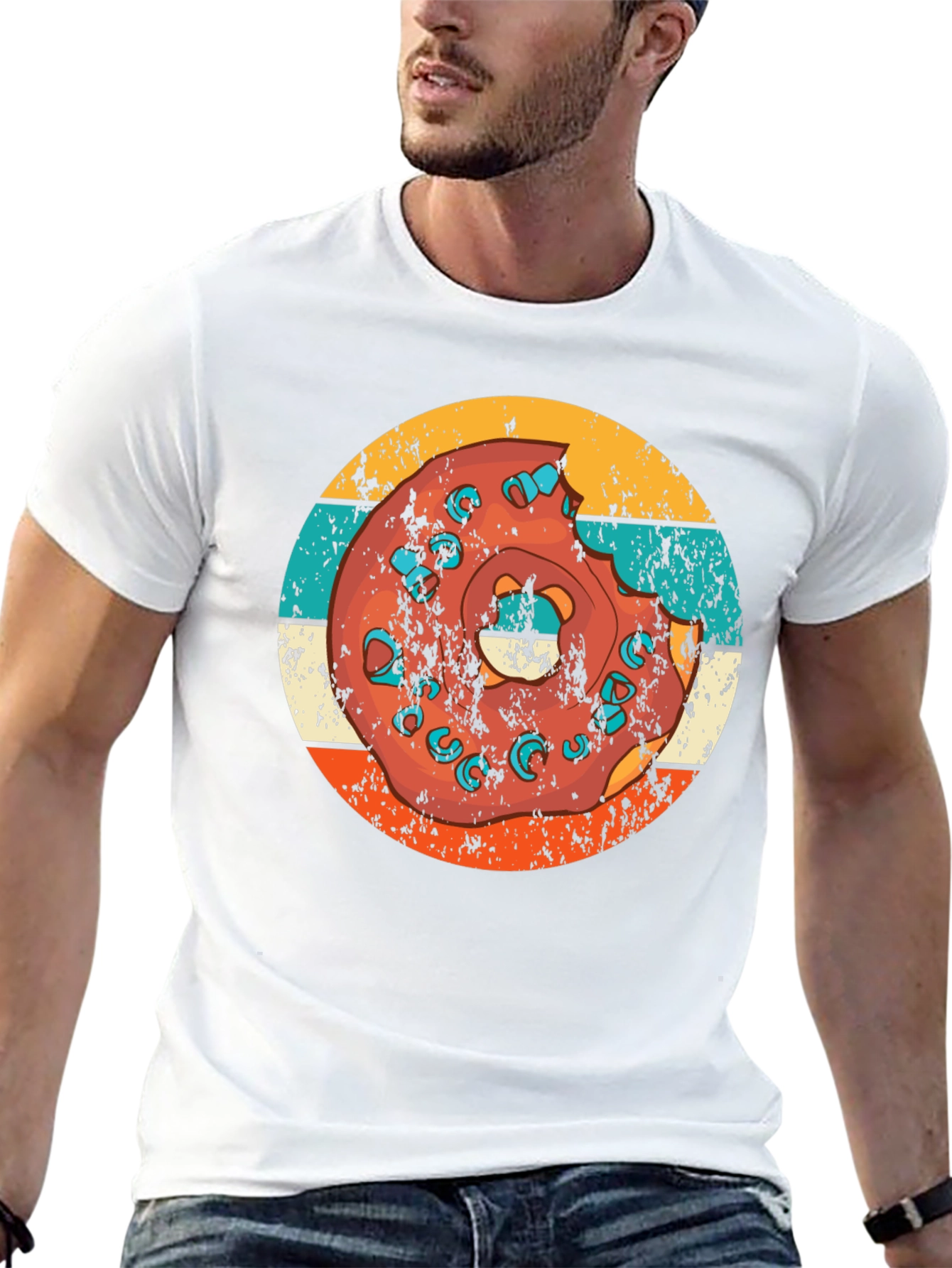 Retro Donut T-Shirt - Bite Me