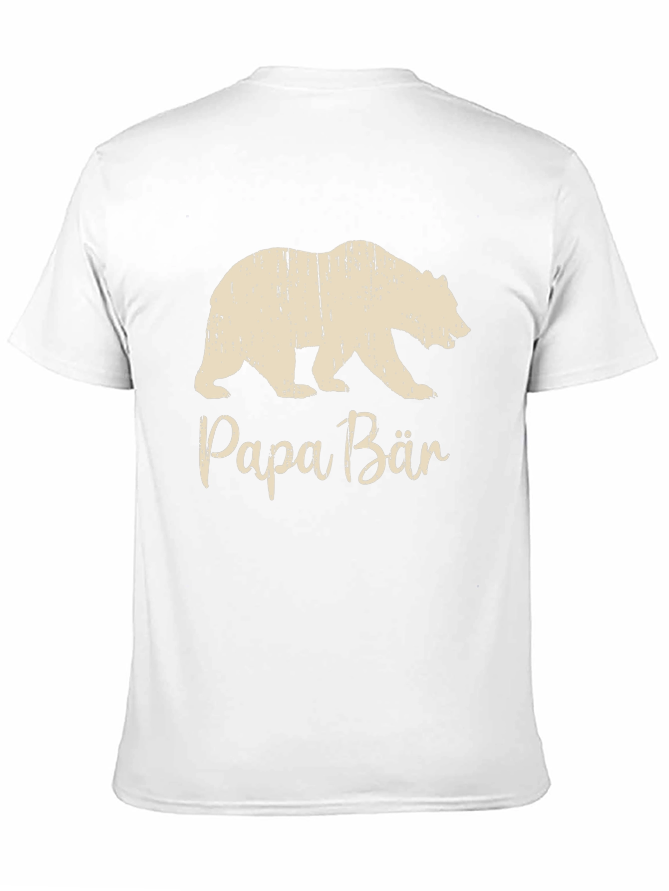 Papa Bär T-Shirt - Distressed Bear Graphic Tee