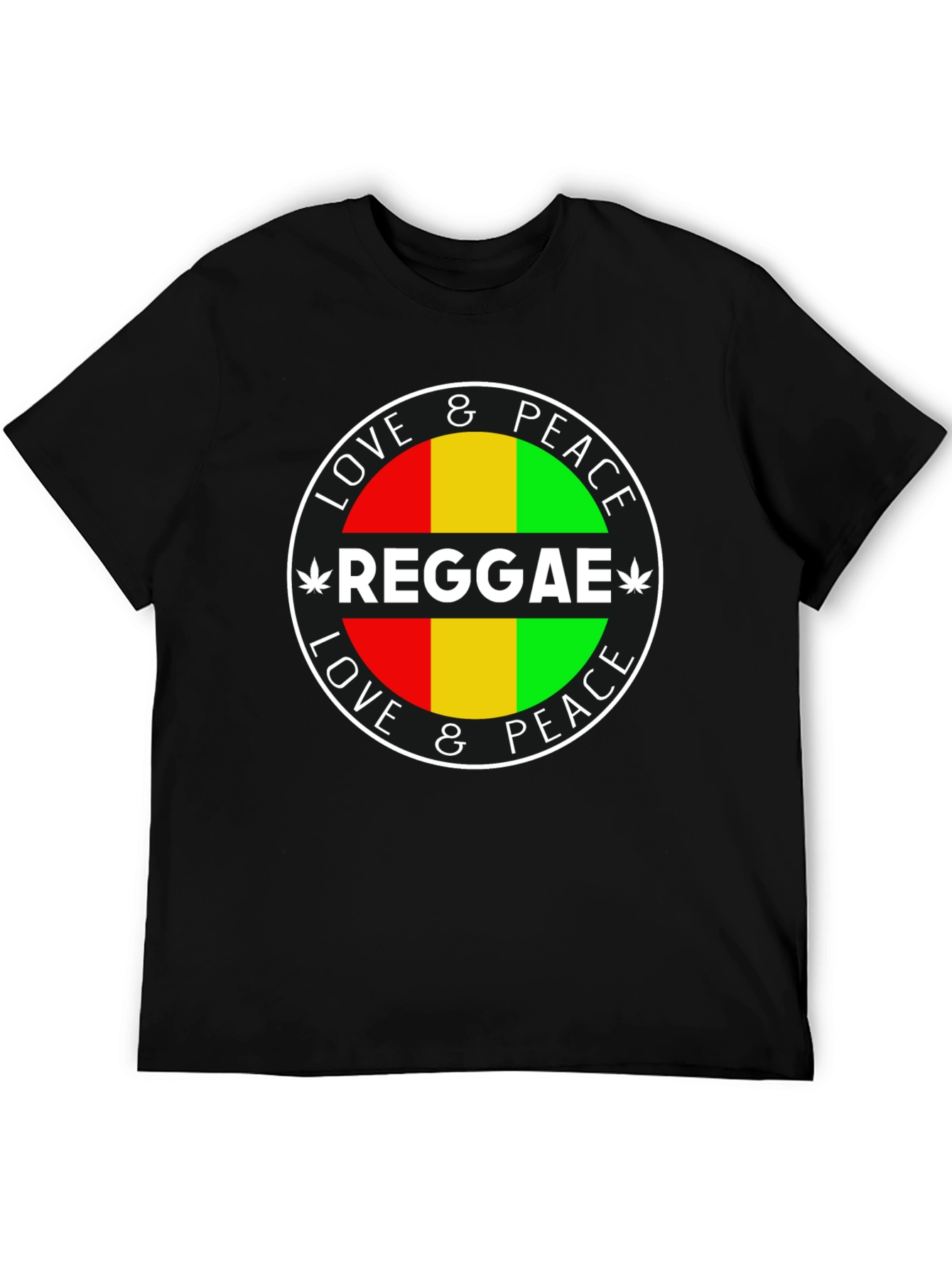 Reggae Love & Peace Graphic T-Shirt