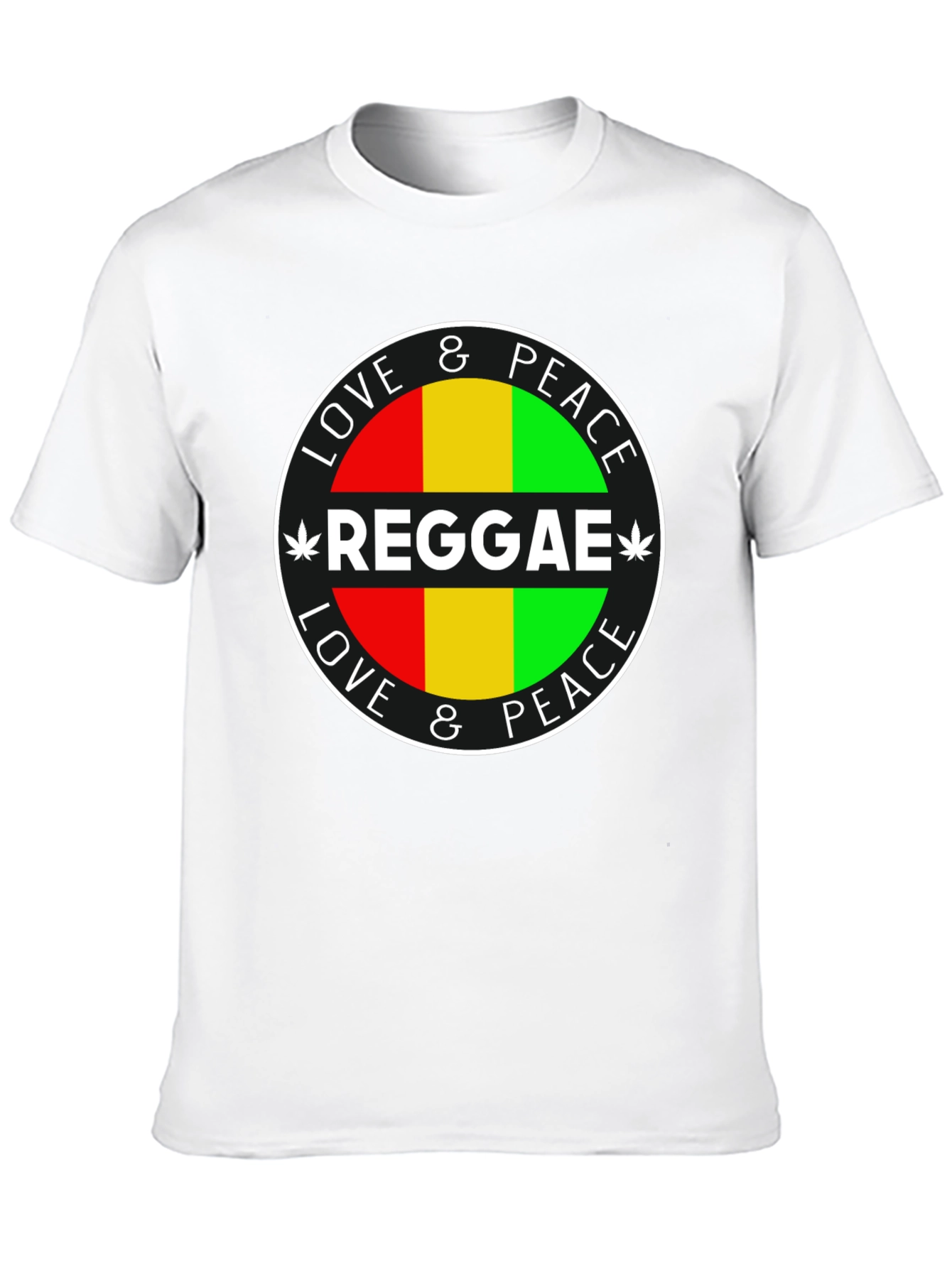 Reggae Love & Peace Graphic T-Shirt