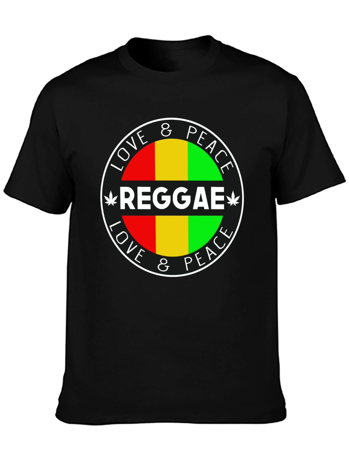 Reggae Love & Peace Graphic T-Shirt