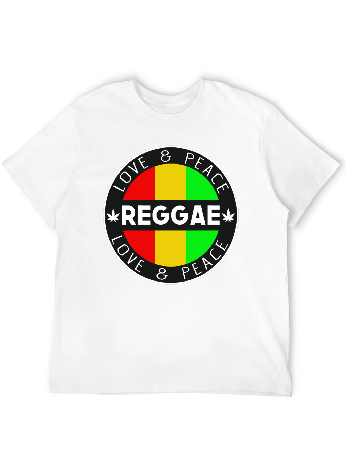Reggae Love & Peace Graphic T-Shirt