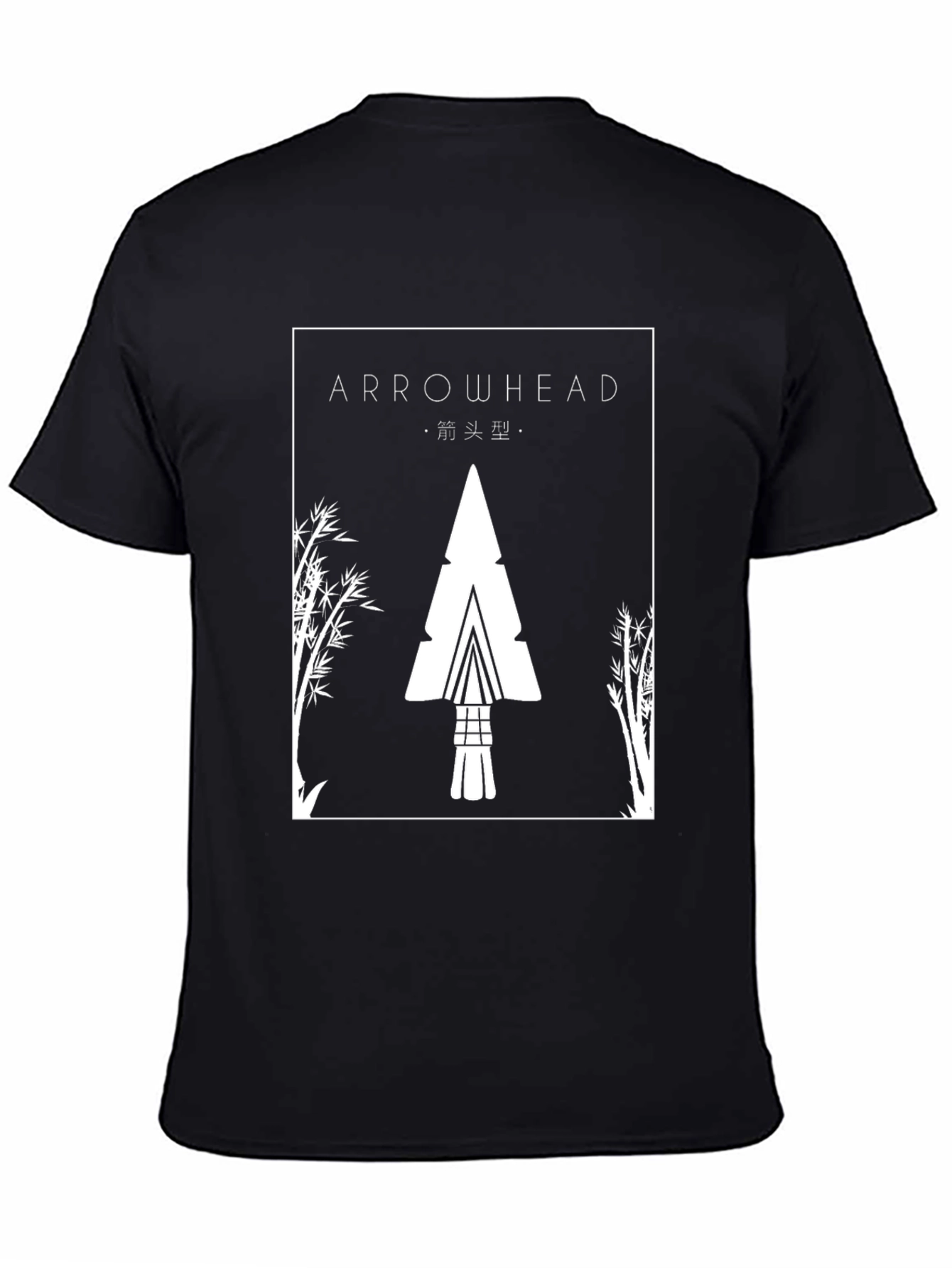 Arrowhead Graphic Black Tee - Stylish & Unique Design