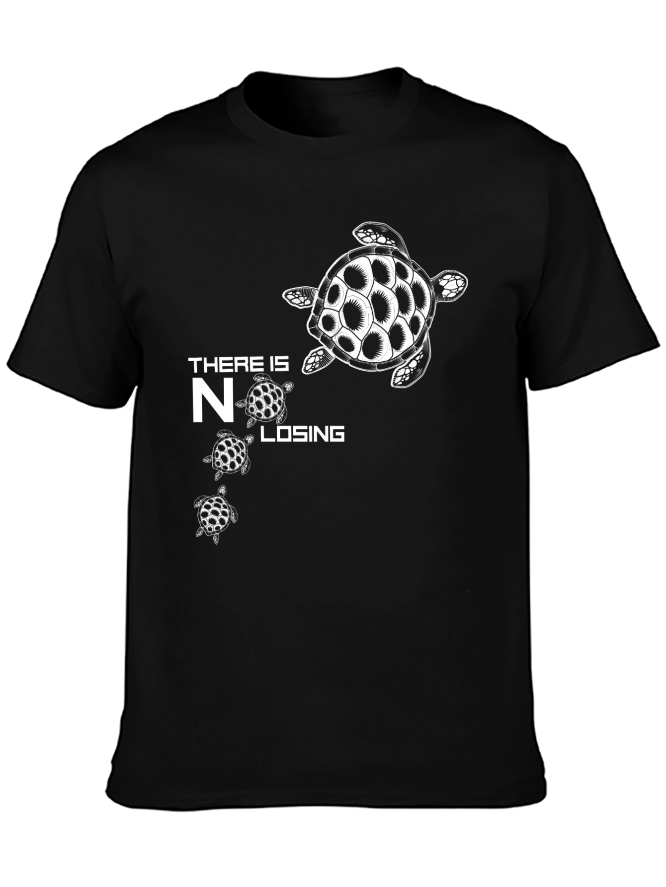 Turtle Graphic Tee: There Is No Losing
