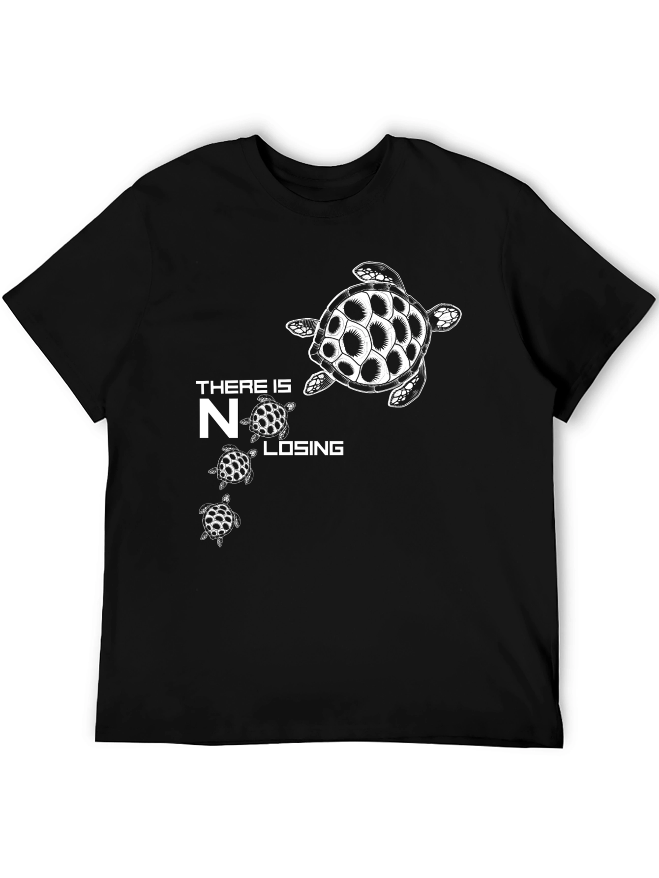 Turtle Graphic Tee: There Is No Losing