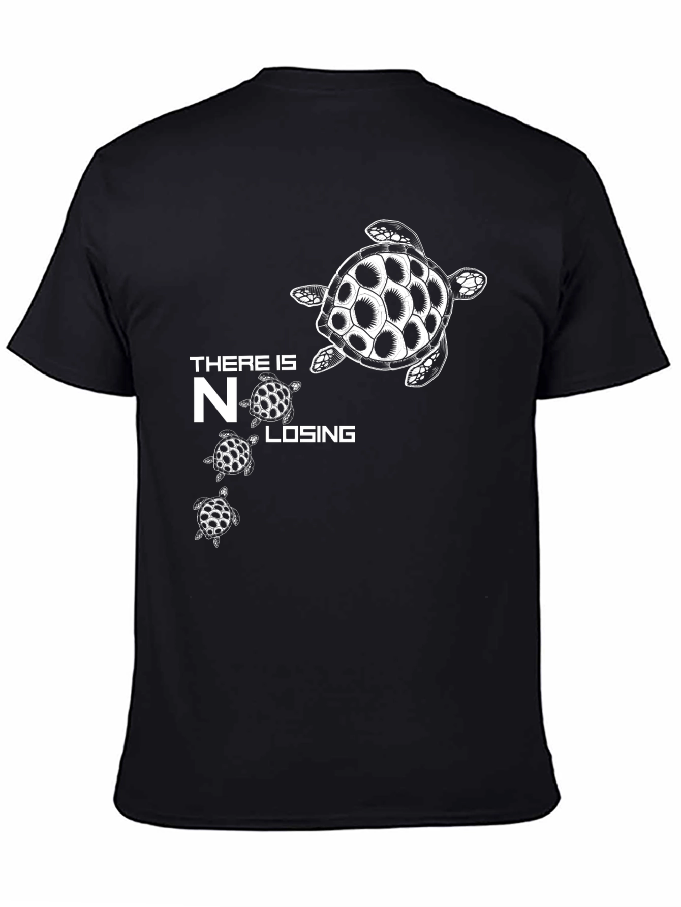 Turtle Graphic Tee: There Is No Losing