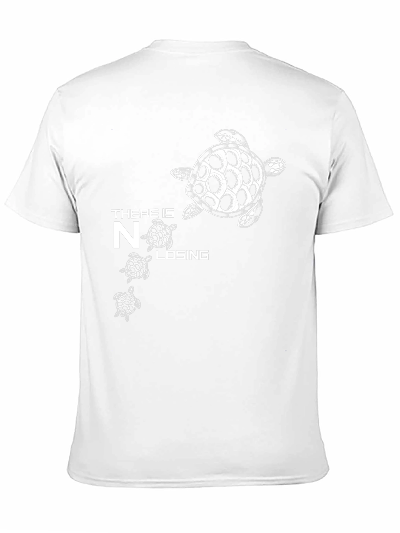 Turtle Graphic Tee: There Is No Losing