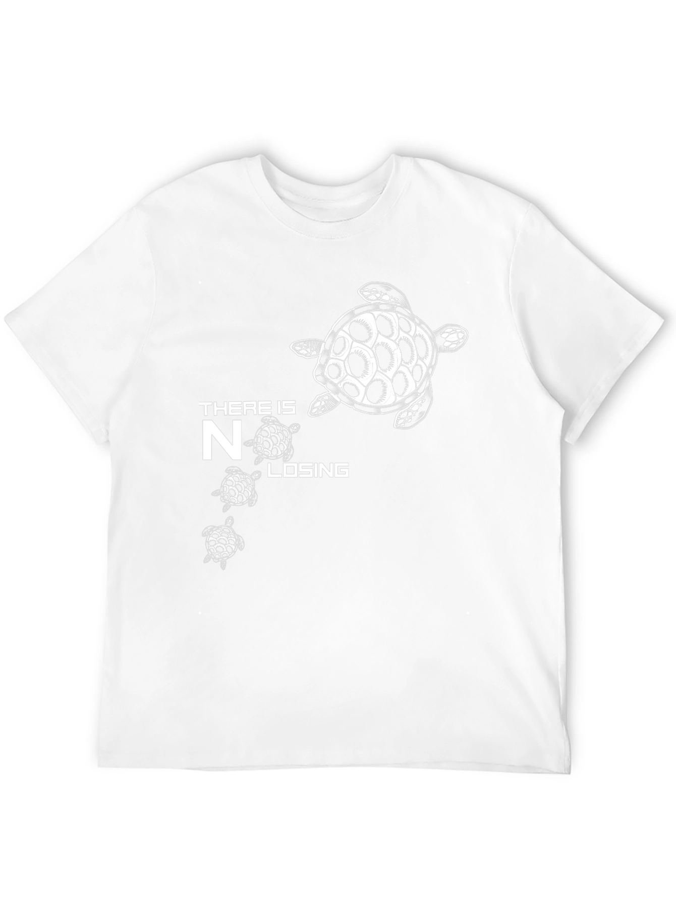 Turtle Graphic Tee: There Is No Losing