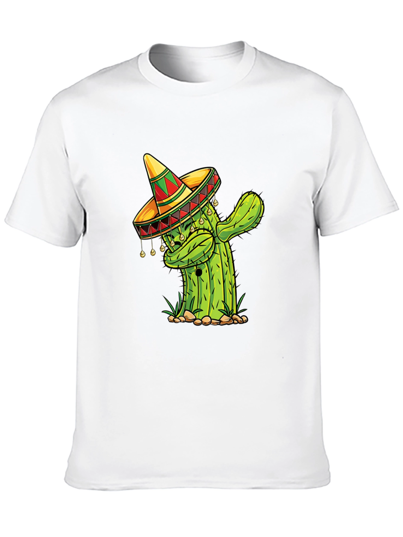 Dabbing Cactus T-Shirt - Mexican Fiesta