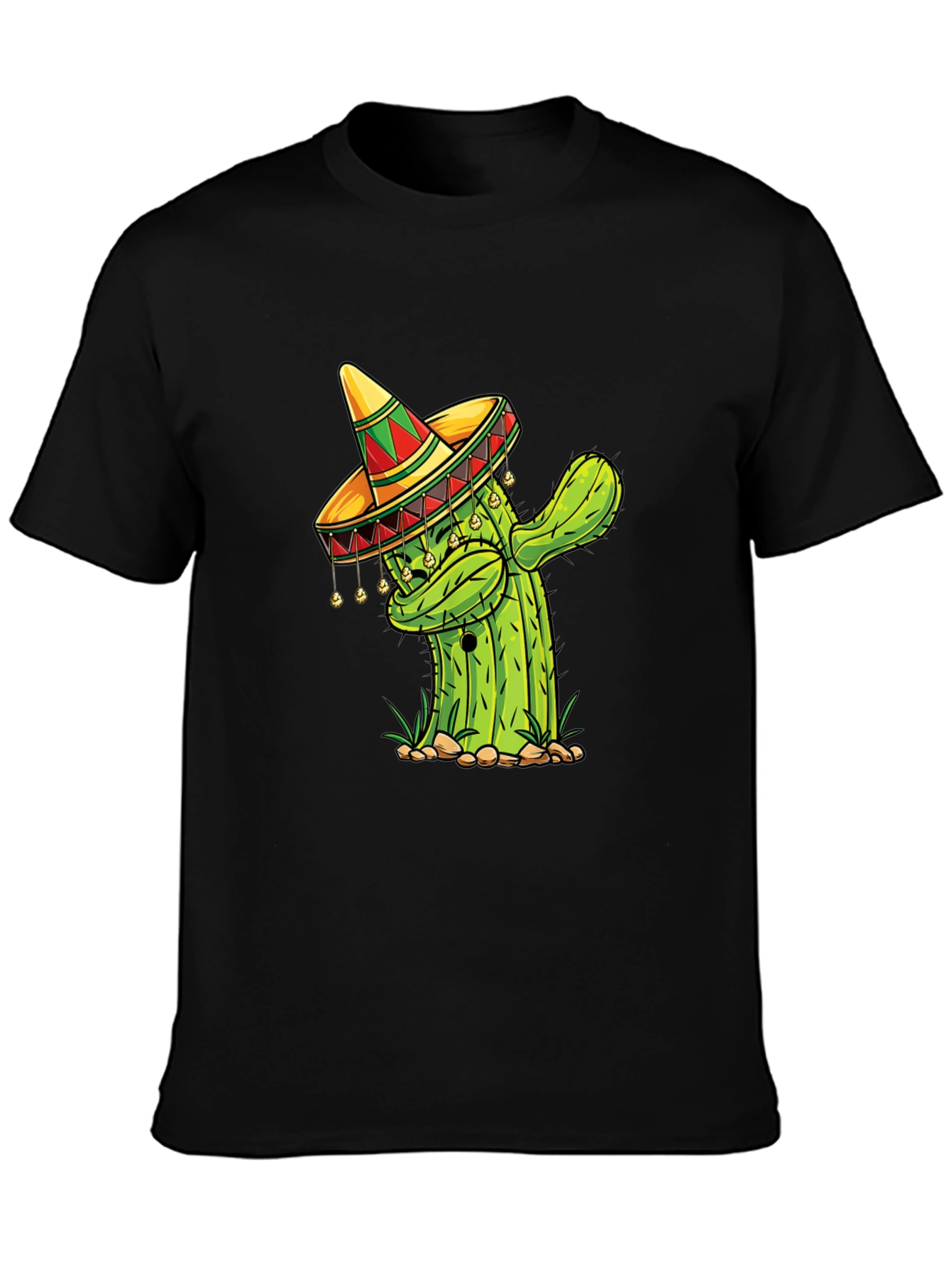 Dabbing Cactus T-Shirt - Mexican Fiesta