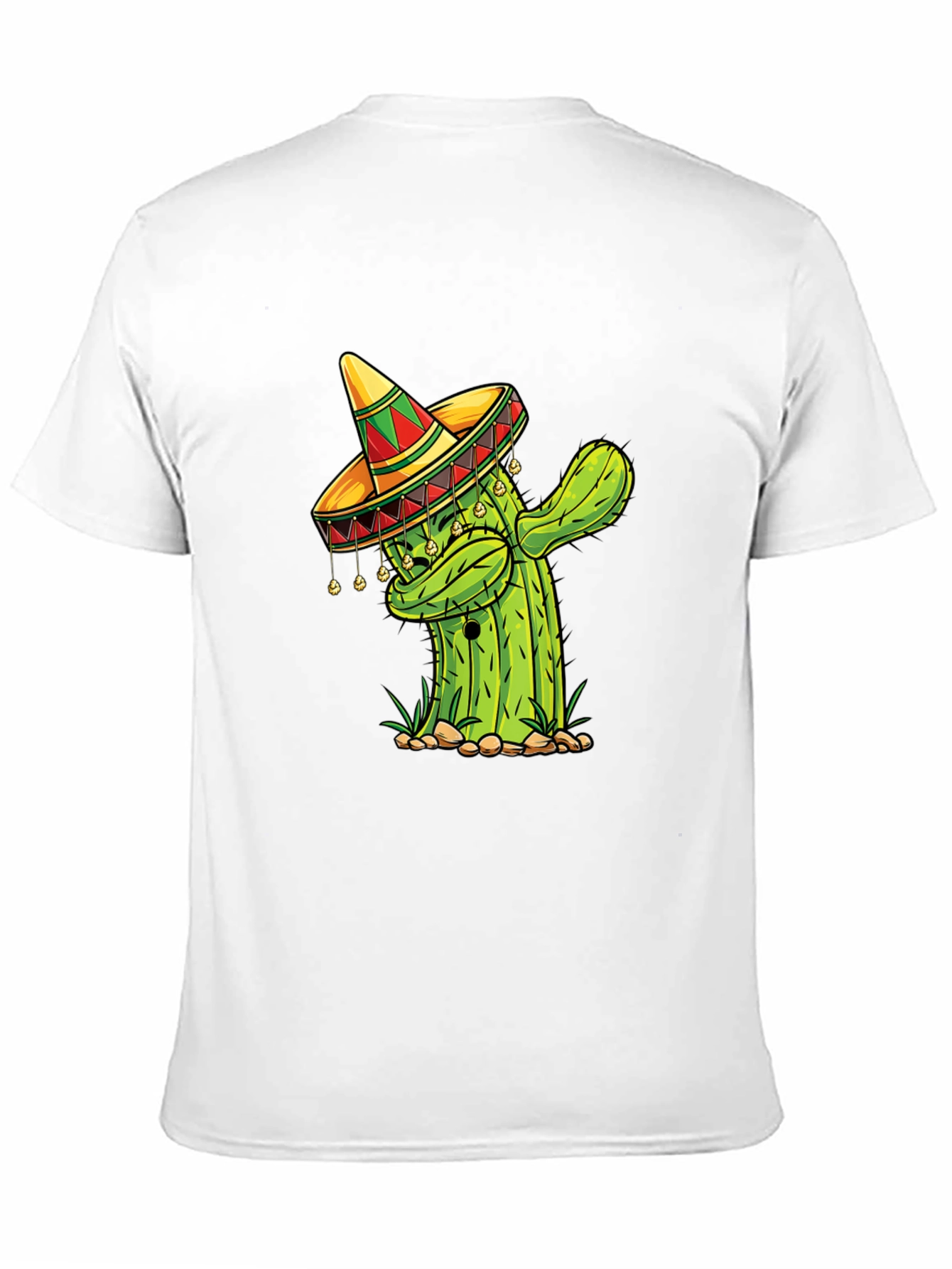 Dabbing Cactus T-Shirt - Mexican Fiesta