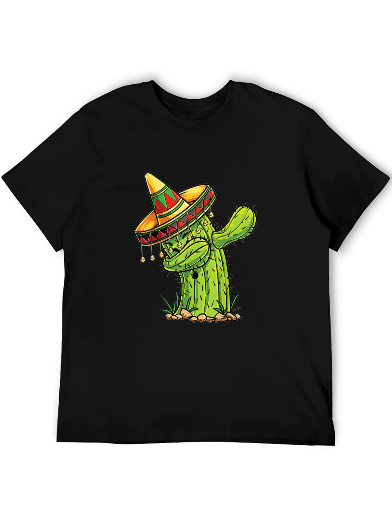 Dabbing Cactus T-Shirt - Mexican Fiesta
