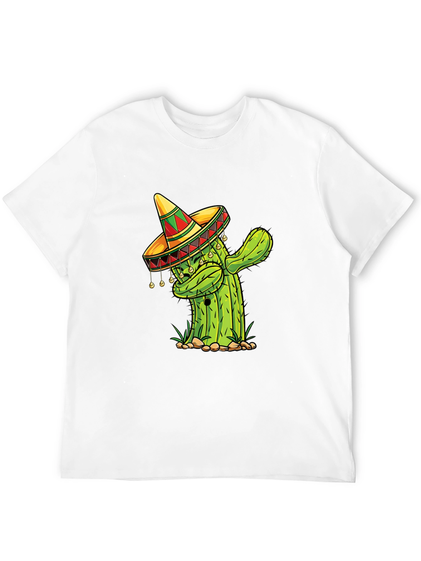 Dabbing Cactus T-Shirt - Mexican Fiesta