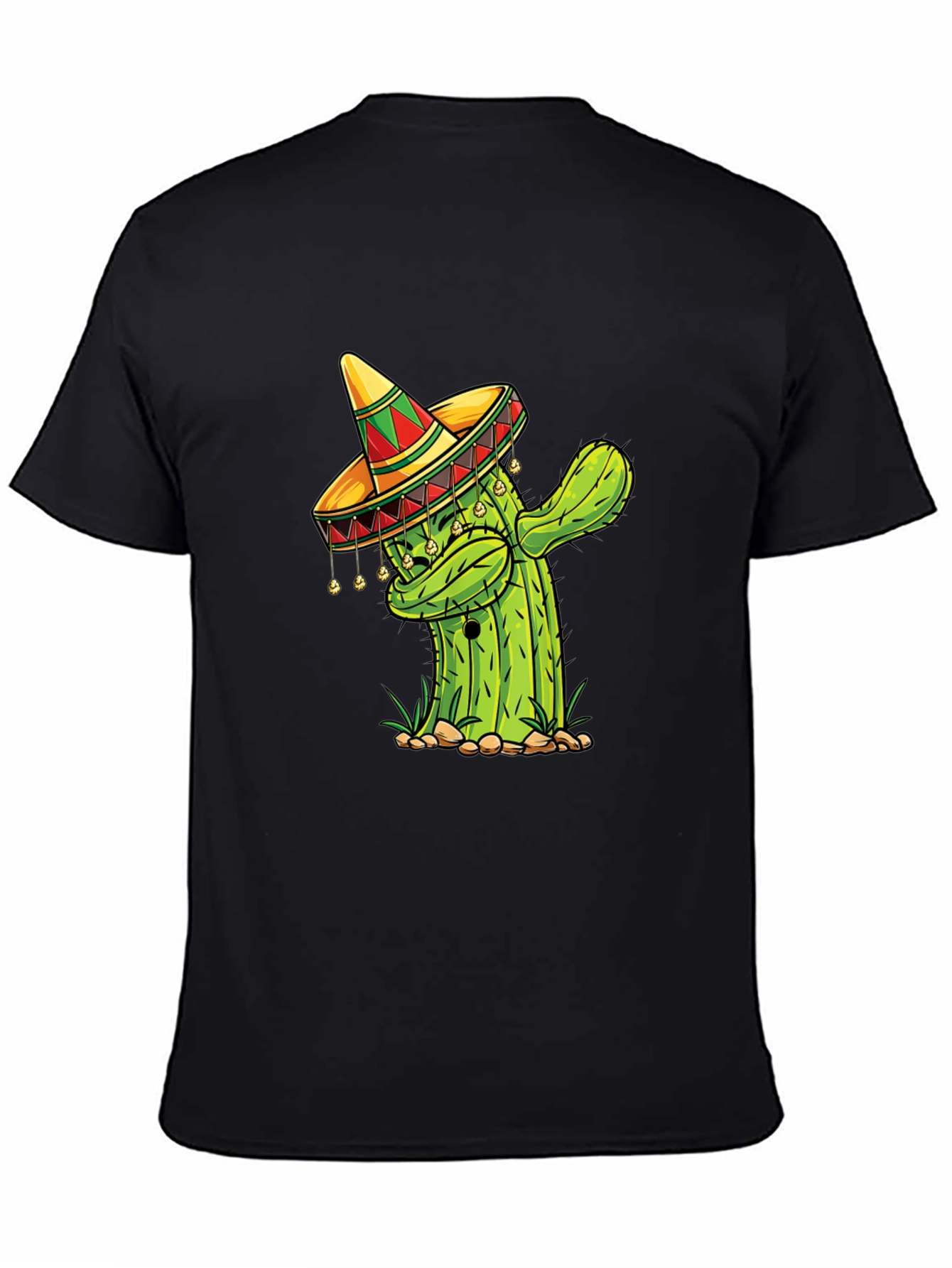 Dabbing Cactus T-Shirt - Mexican Fiesta