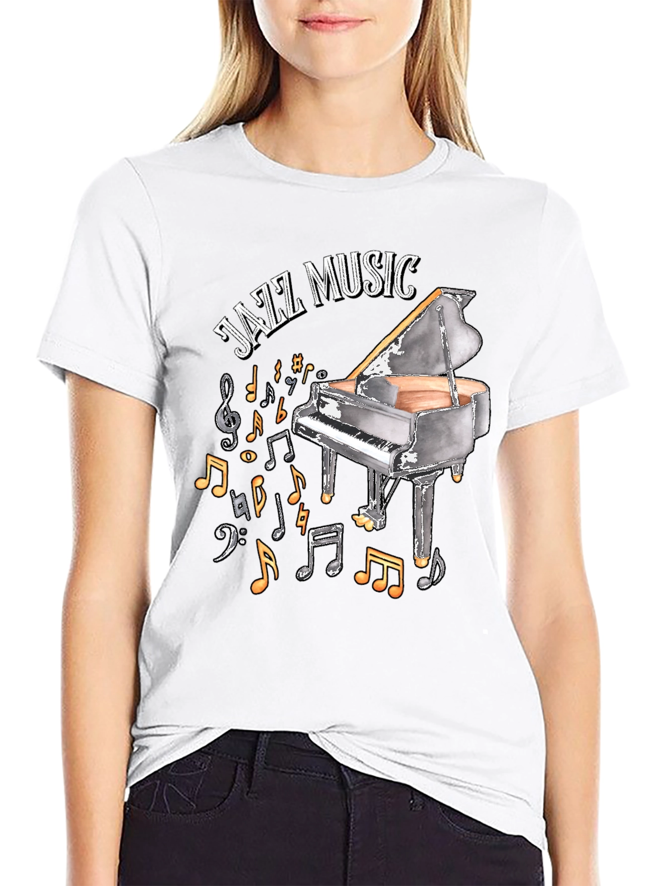 Jazz Music Piano T-Shirt