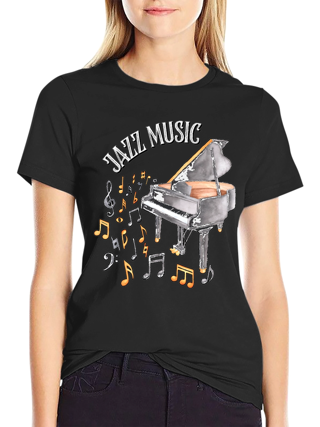 Jazz Music Piano T-Shirt