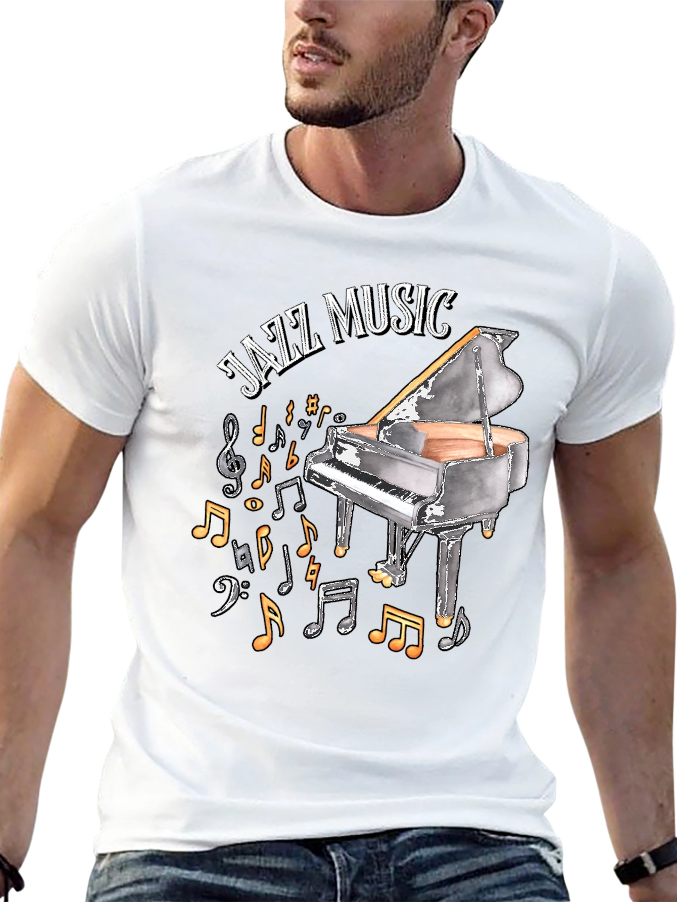 Jazz Music Piano T-Shirt
