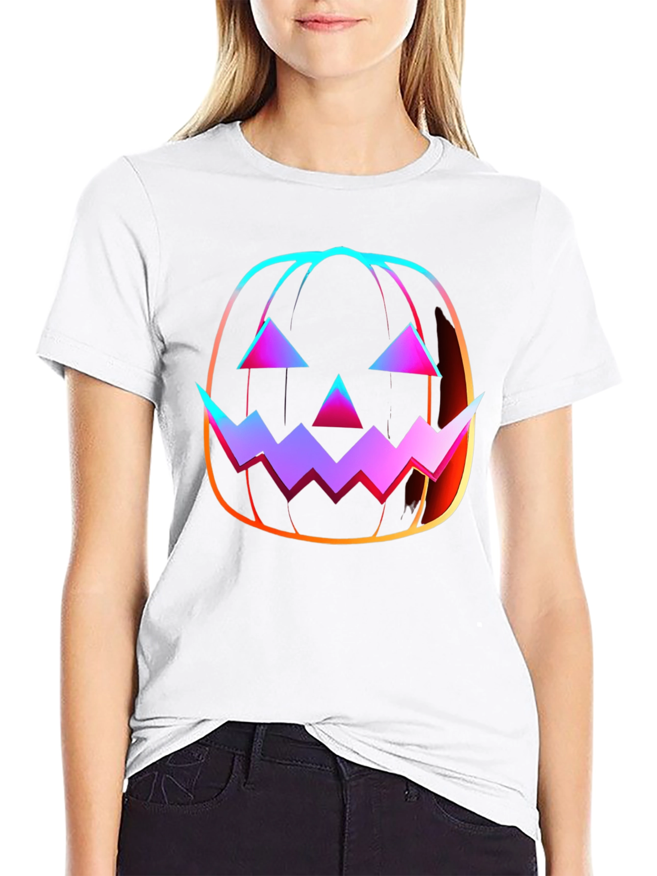 Halloween Pumpkin Graphic Tee