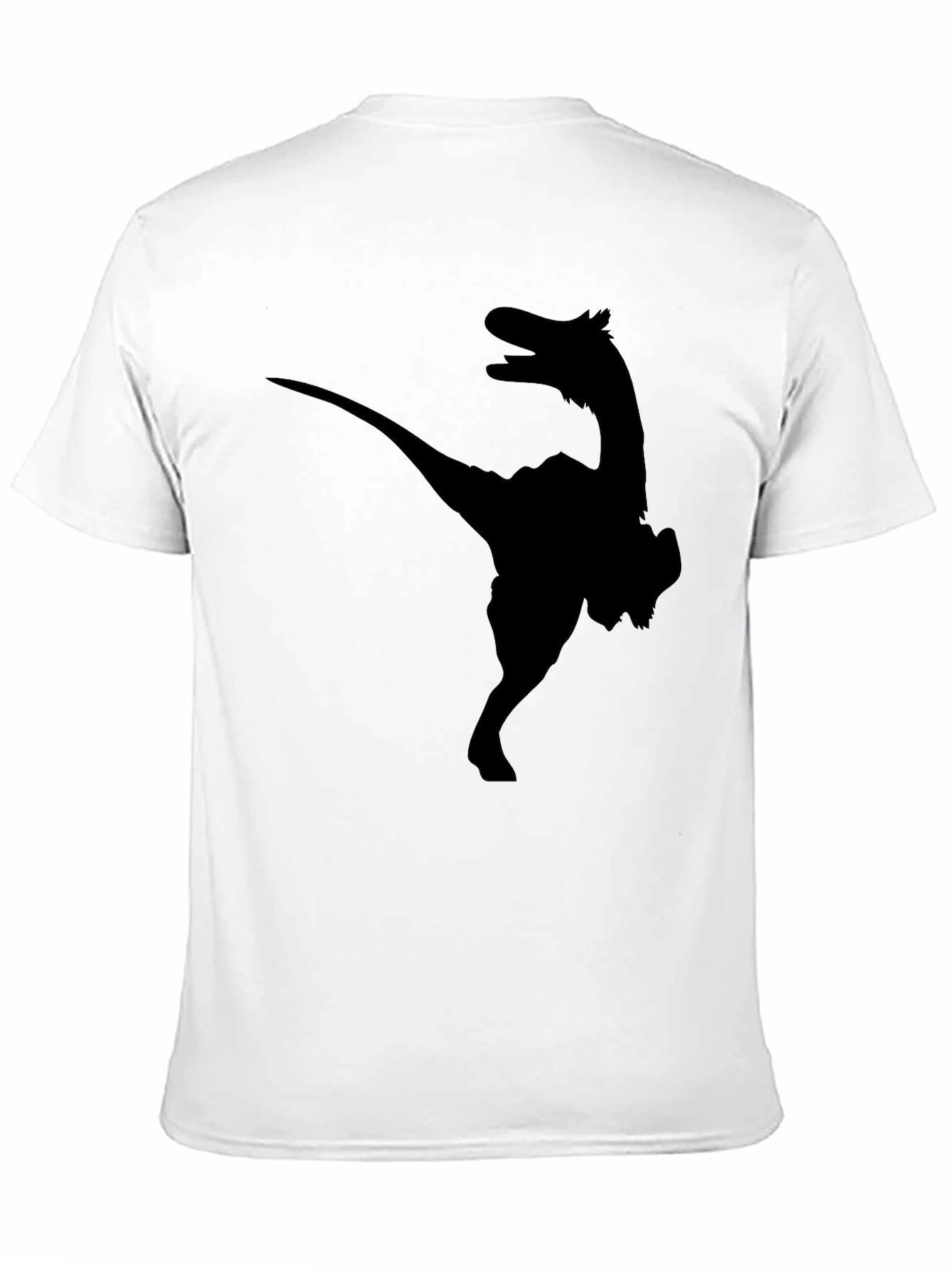 Dino Silhouette Black T-Shirt