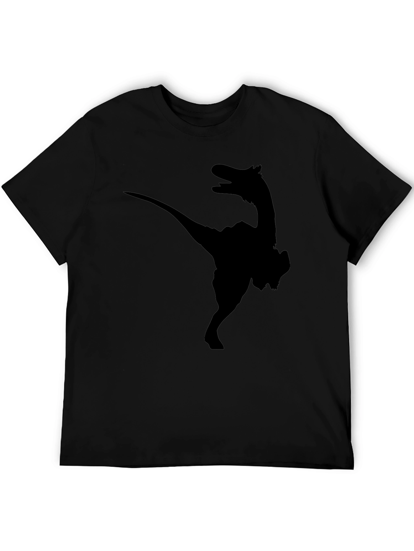 Dino Silhouette Black T-Shirt